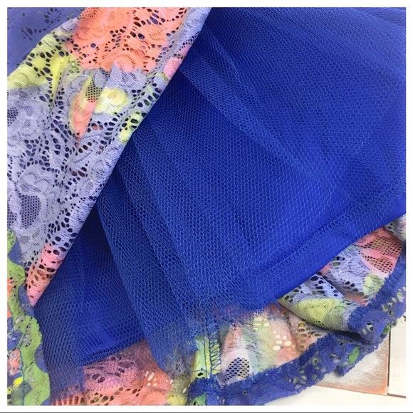 *CLEARANCE* Roses Lace Tulle Petticoat Mini Dress - Picture 6 of 8